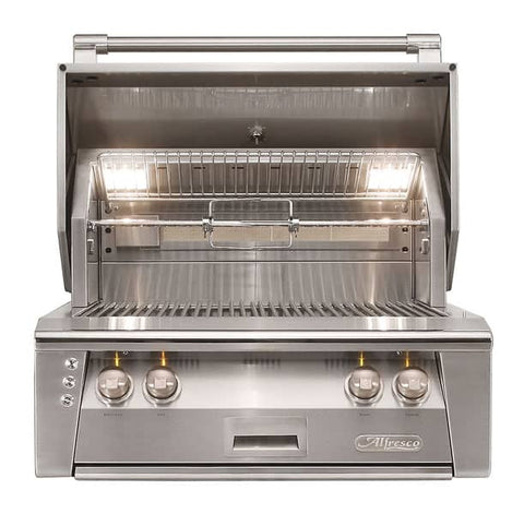 Alfresco 30" Built-In Grill with Rotisserie