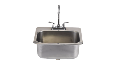 Bull Large Stainless Steel Sink With Faucet