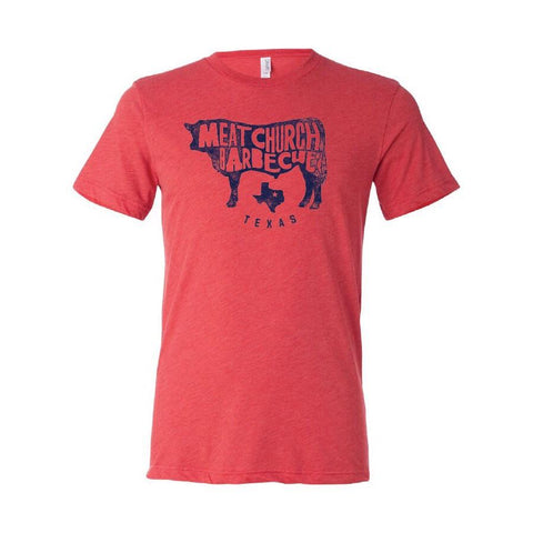 Meat Church Bull T-Shirt XLarge