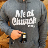 Meat Church Grey Pullover Hoodie